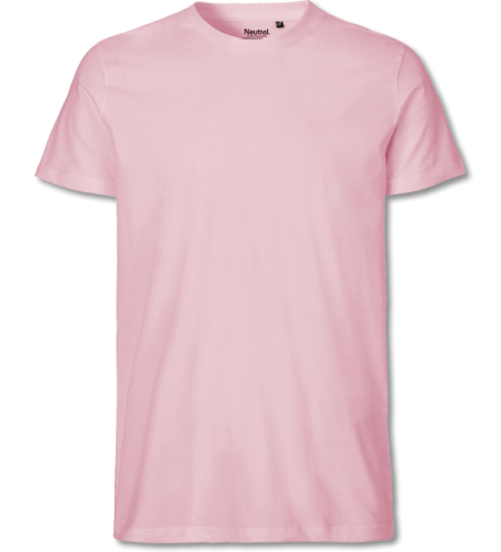 Bio Herren Fit T-Shirt light pink | XL
