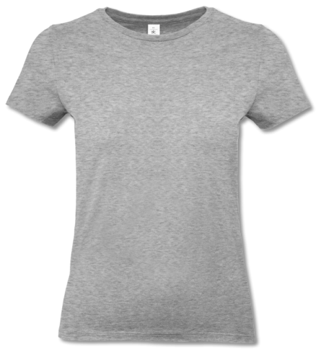 Damen T-Shirt #E190 sport grey | L