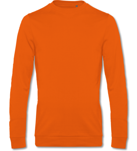 French Terry Sweater #Set In pure orange | M