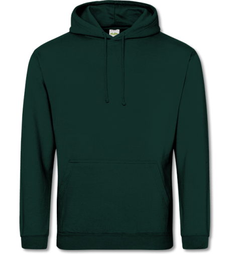 College Hoodie  forest green | S