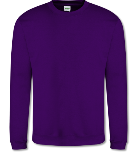 Basic Kinder Sweater purple | 7-8 Jahre