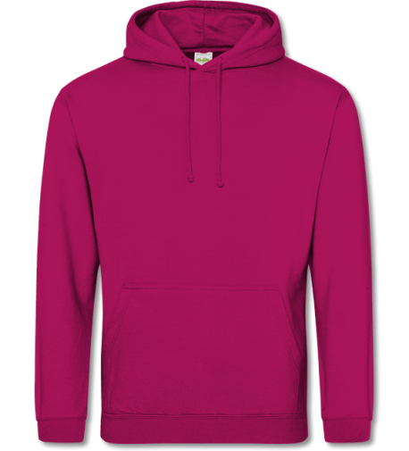 College Hoodie  cranberry | S