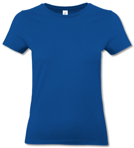 Damen Abschluss T-Shirt royal blue | L