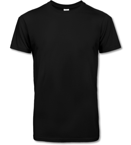Herren T-Shirt #E190 bis 5XL schwarz | 4XL