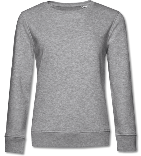 Bio Damen Sweater Inspire heather grey | M
