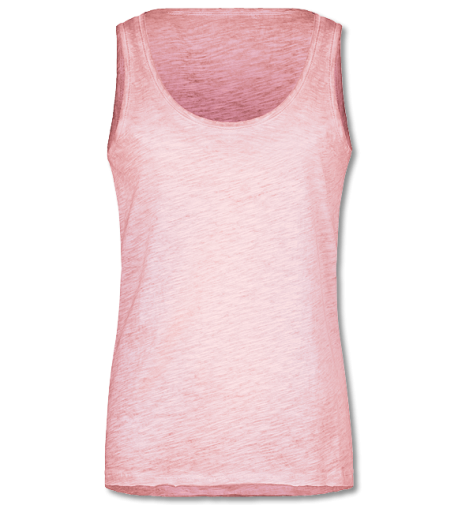 Bio Damen Slub-Top soft pink | L