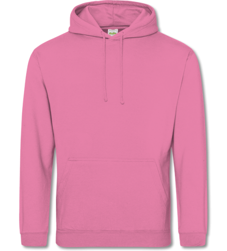 College Hoodie  candyfloss pink | S