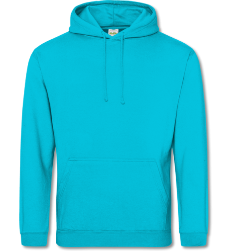 College Hoodie  turquoise surf | S