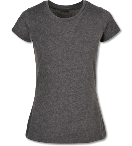 Basic Damen T-Shirt charcoal | S
