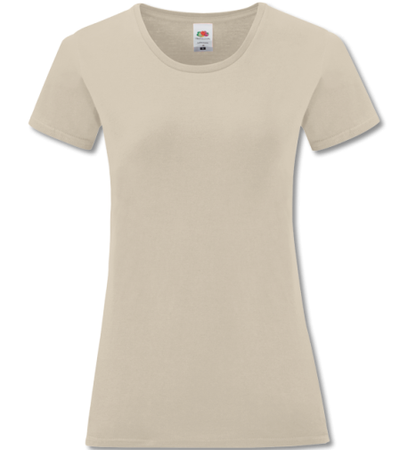 Damen T-Shirt Iconic 150 natural | XS