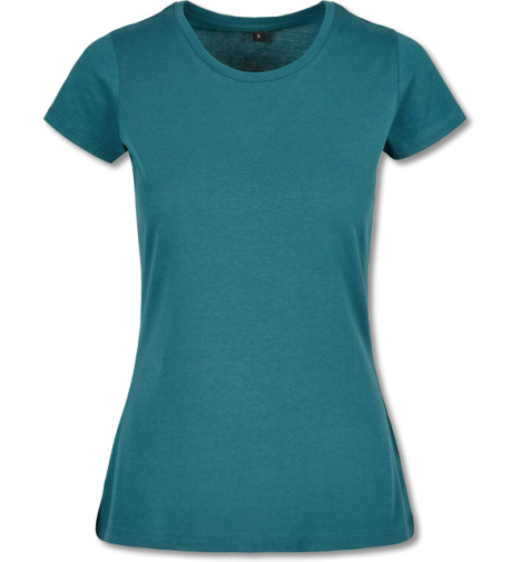 Basic Damen T-Shirt teal | 3XL
