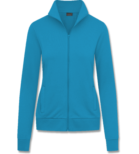 Premium Damen Stehkragen Sweatjacke 