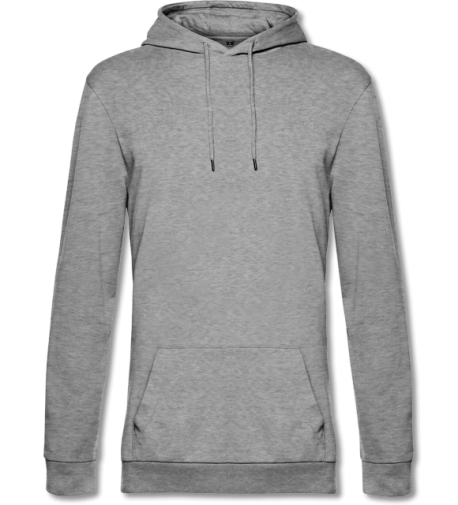 French Terry #Hoodie heather grey | XS