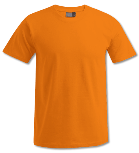 Premium Herren T-Shirt orange | XS