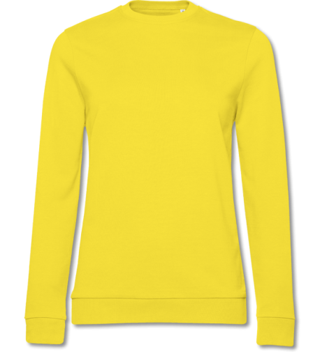 Damen French Terry Sweater #Set In solar yellow | 2XL