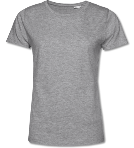 Bio Damen T-Shirt #Inspire E150 heather grey | XS