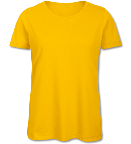 Bio Damen T-Shirt Inspire gold | L