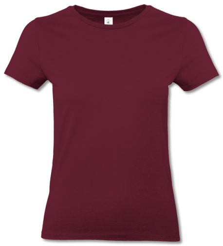 Damen T-Shirt #E190 burgundy | M
