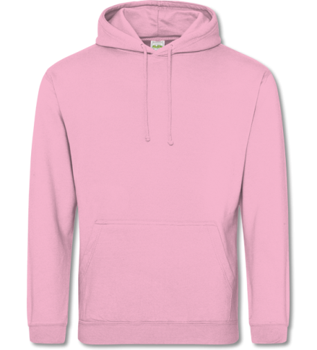 College Hoodie  baby pink | XS