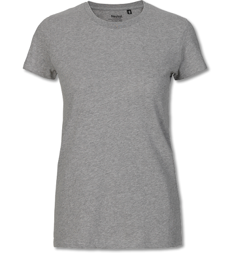 Bio Damen Fit T-Shirt sports grey | XL