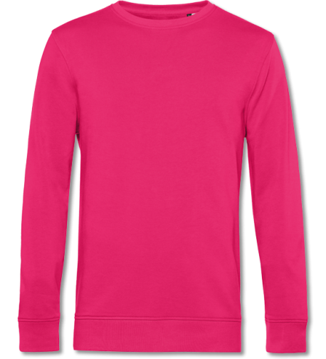 Bio Herren Sweater Inspire magenta pink | 3XL