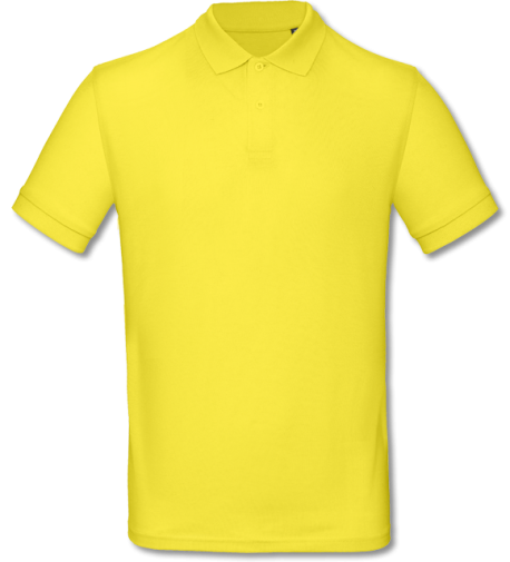 Bio Herren Polo Inspire solar yellow | 3XL