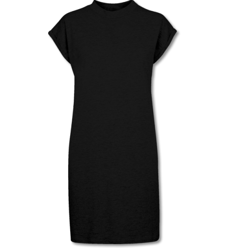 Damen T-Shirt-Kleid black | XS
