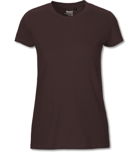 Bio Damen Fit T-Shirt brown | XS