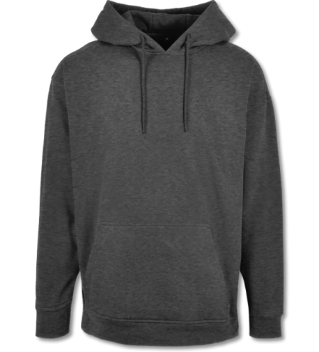 Basic Oversize Hoodie charcoal | L