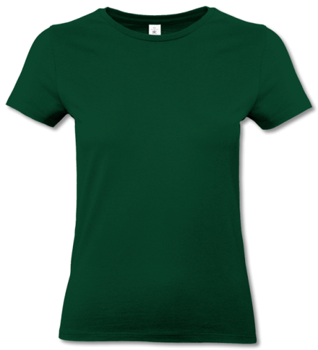 Damen T-Shirt #E190 bottle green | XS