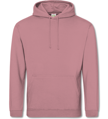 College Hoodie  dusty pink | XS