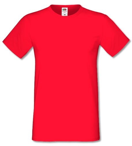 Basic Herren Original T-Shirt rot | S