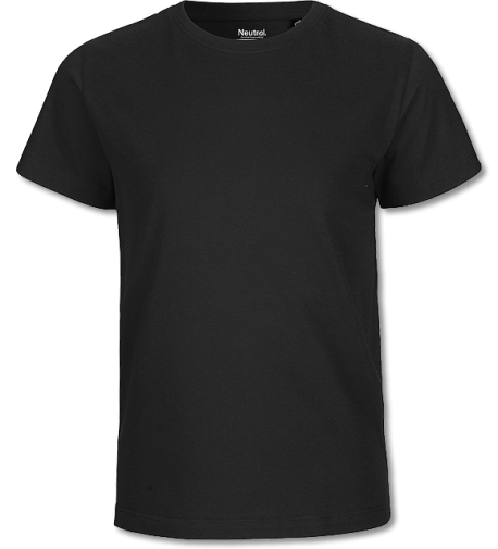 Bio Kinder T-Shirt black | 128-134