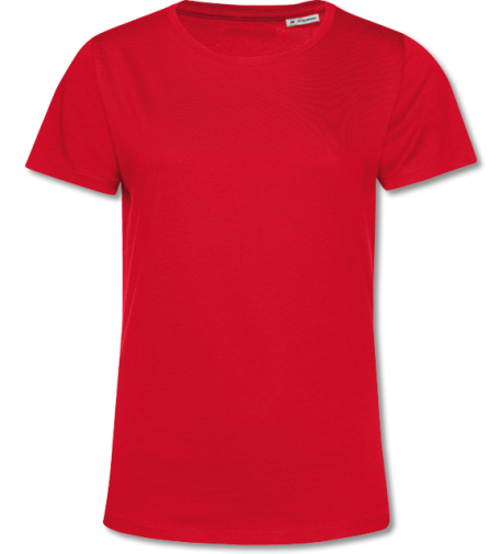 Bio Damen T-Shirt #Inspire E150 red | M