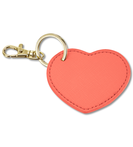 Boutique Heart Key Clip coral | onesize