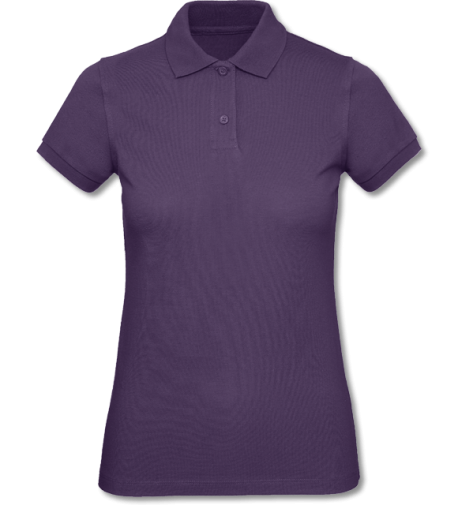 Bio Damen Polo Inspire radiant purple | M