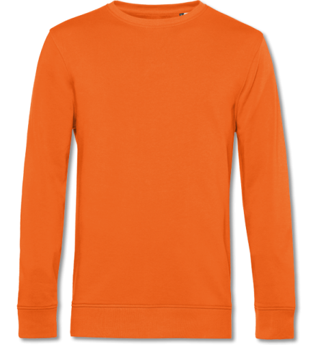 Bio Herren Sweater Inspire pure orange | 2XL