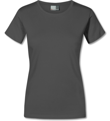 Premium Damen T-Shirt steel gray | L